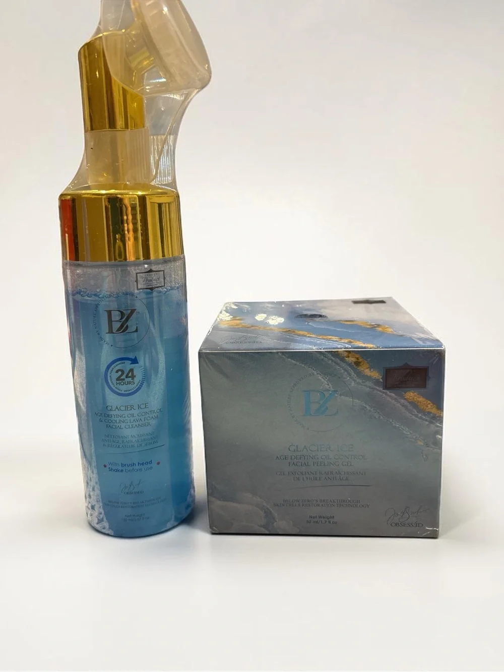 Glacier Ice Hydrating Cleanser & Peeling Gel Set